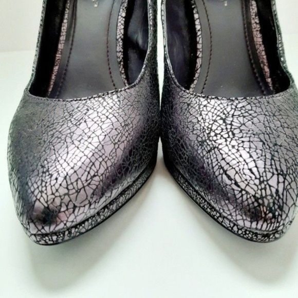 BCBGENERATION Michah Stilleto High Heels Purple Metallic Pumps Shoes Sz 9 - Picture 5 of 15